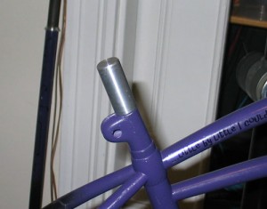seat post in position
